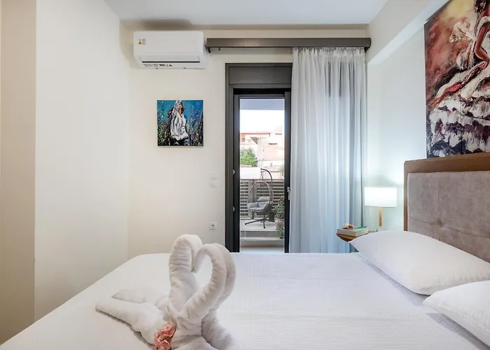 Апартаменты Newbulit 1km From The Center Of Chania Ханья